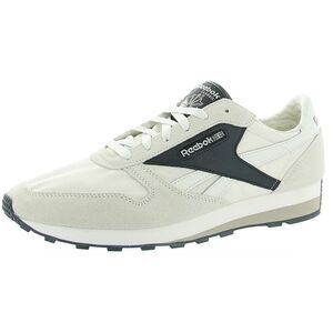 Reebok Mens Classic Leather AZ White Suede Fitness Running Shoes Sneakers New